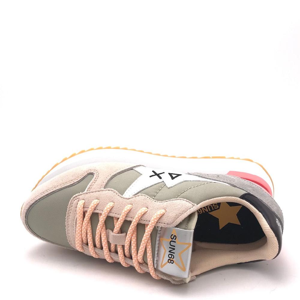 Zulian Calzature Sneakers Big Stargirl printed logo grigio chiaro Qualità Garantita