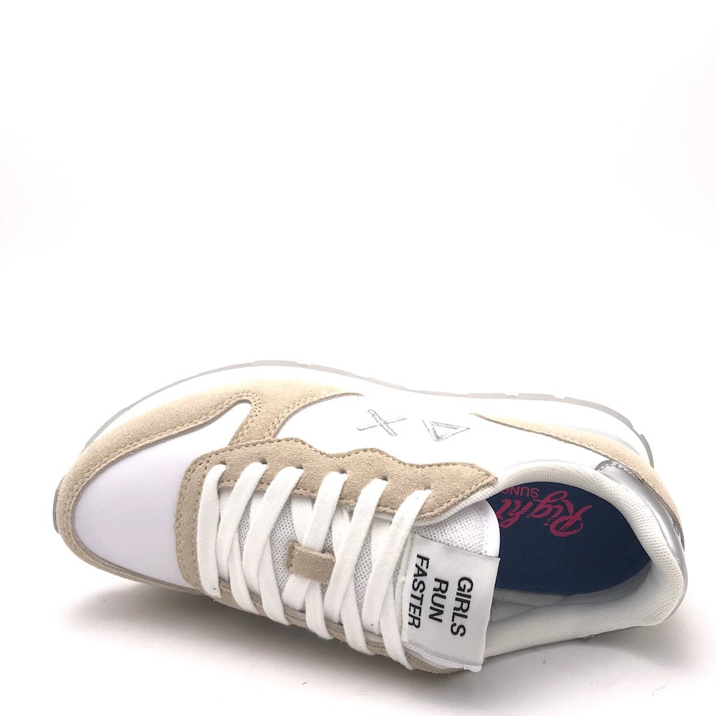 Zulian Calzature Sneakers Ally gold silver bianco-panna Negozi Online