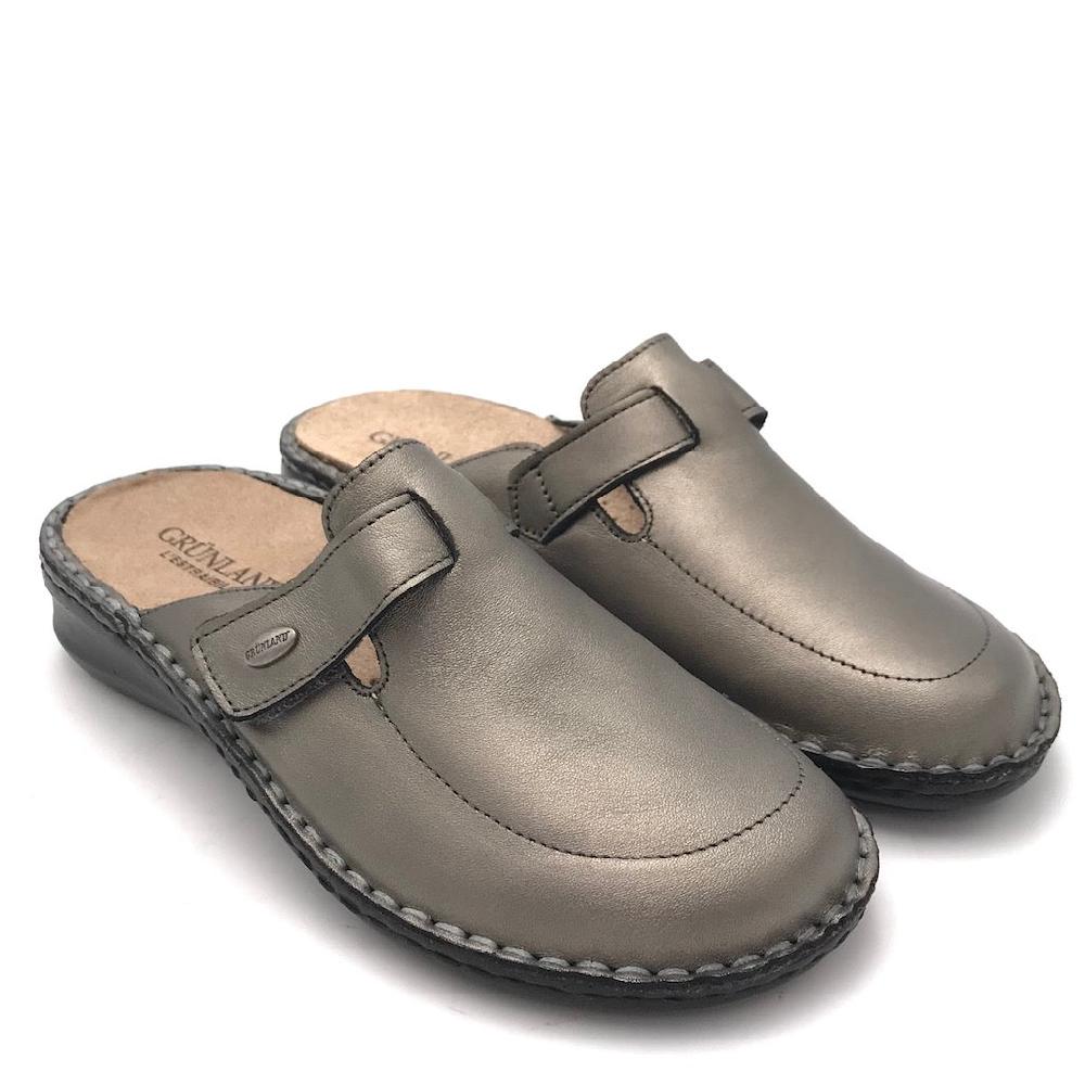 Zulian Calzature Ciabatta Dami peltro Prezzo Ridotto