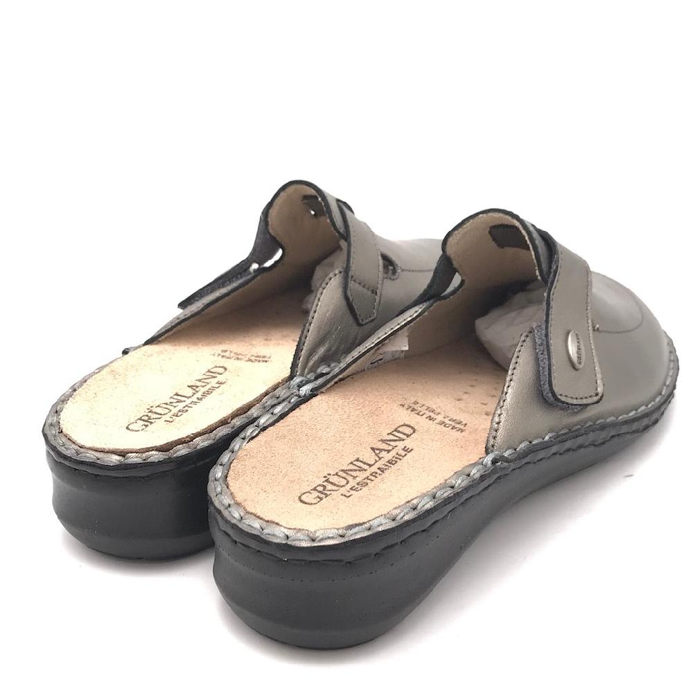 Zulian Calzature Ciabatta Dami peltro Prezzo Ridotto