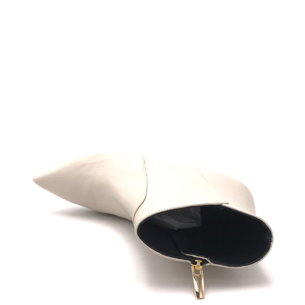 Zulian Calzature Tronchetto Cla in nappa milk Convenienza