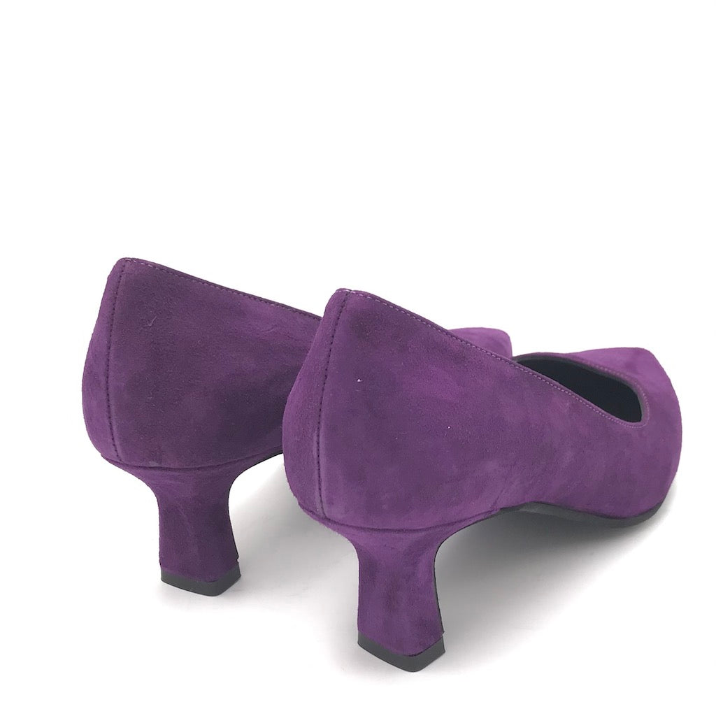 Zulian Calzature Decolletè Lory in camoscio viola Novità