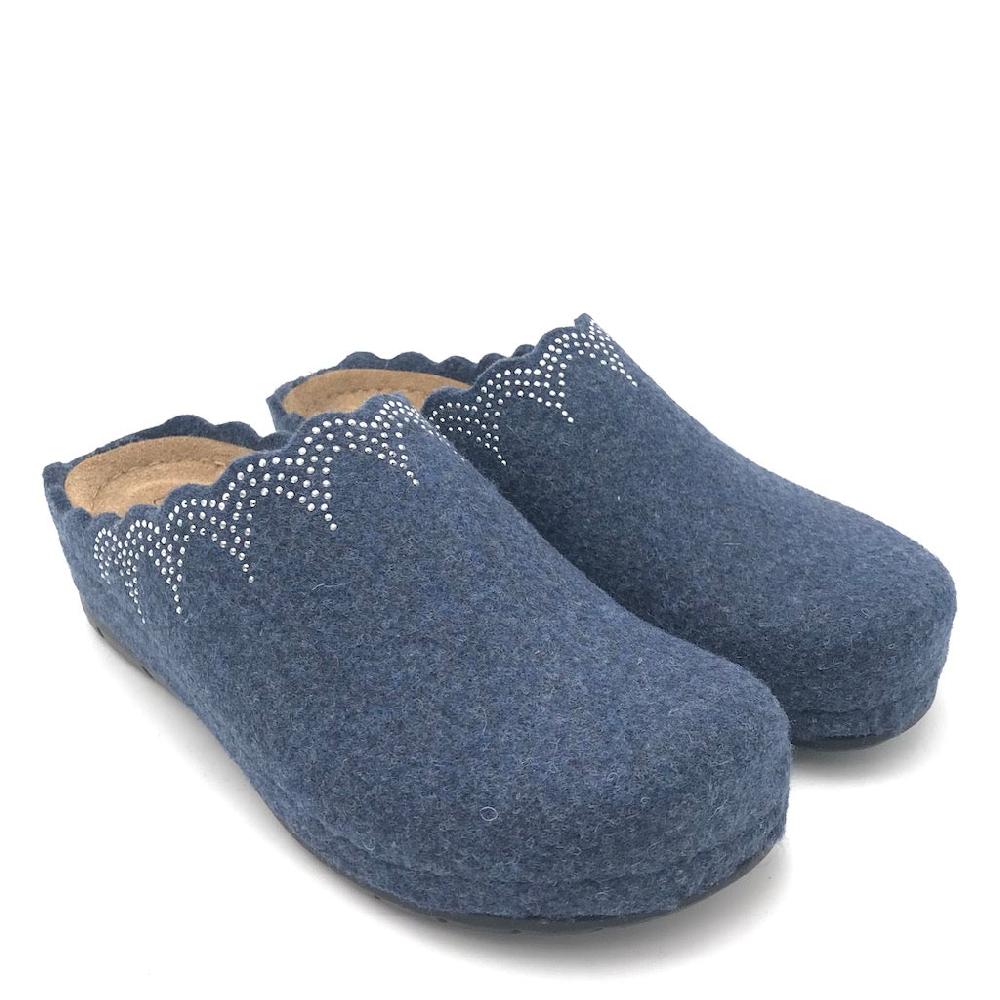 Zulian Calzature Ciabatta Prau blu Outlet