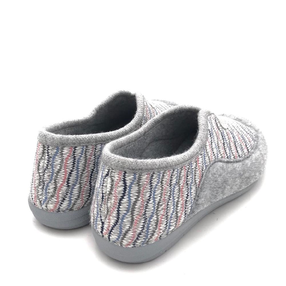 Zulian Calzature Pantofola Reca grigio Saldi Di Fabbrica