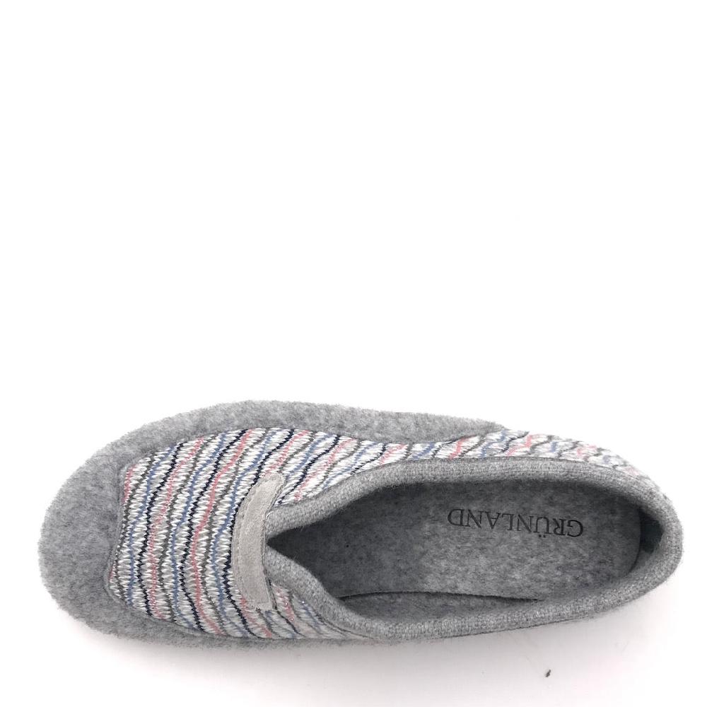 Zulian Calzature Pantofola Reca grigio Saldi Di Fabbrica