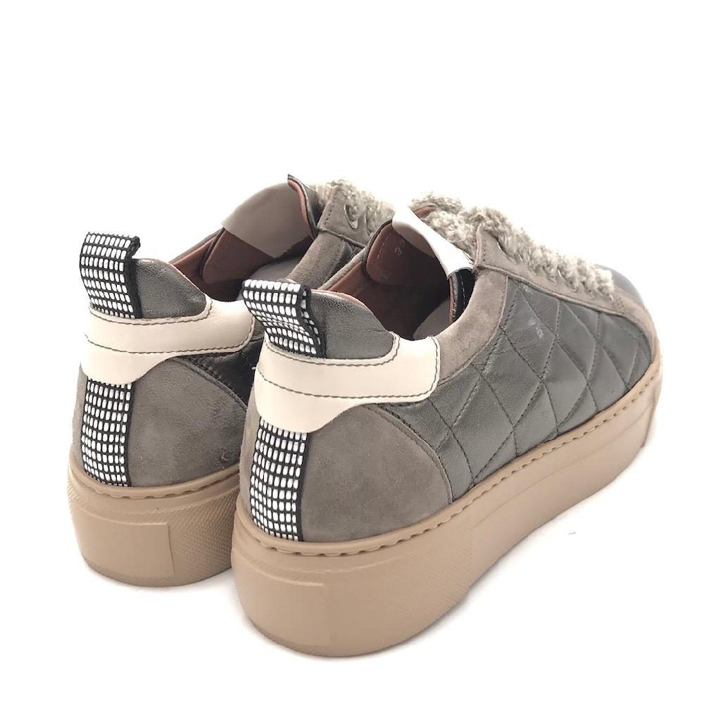 Zulian Calzature Sneakers trapuntata antracite Nuova
