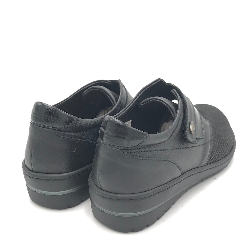 Zulian Calzature Scarpa Nile velcro nera Nuovo