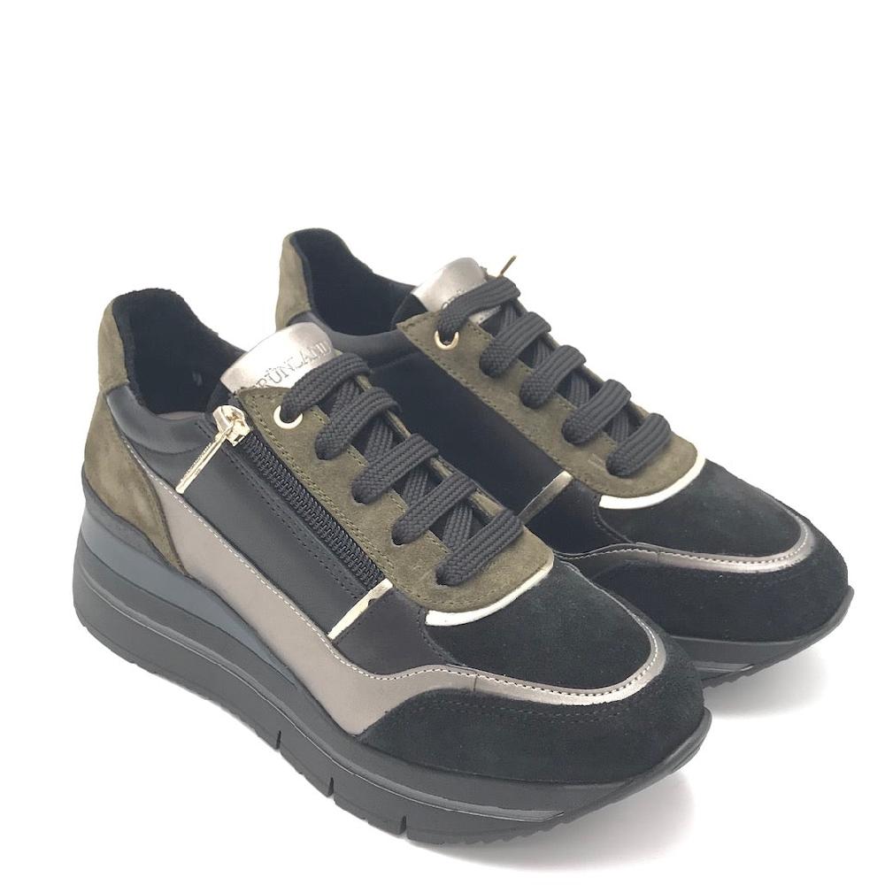 Zulian Calzature Sneakers Shaf oliva-multi Qualità