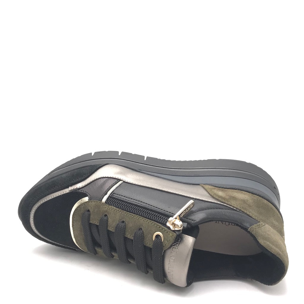 Zulian Calzature Sneakers Shaf oliva-multi Qualità