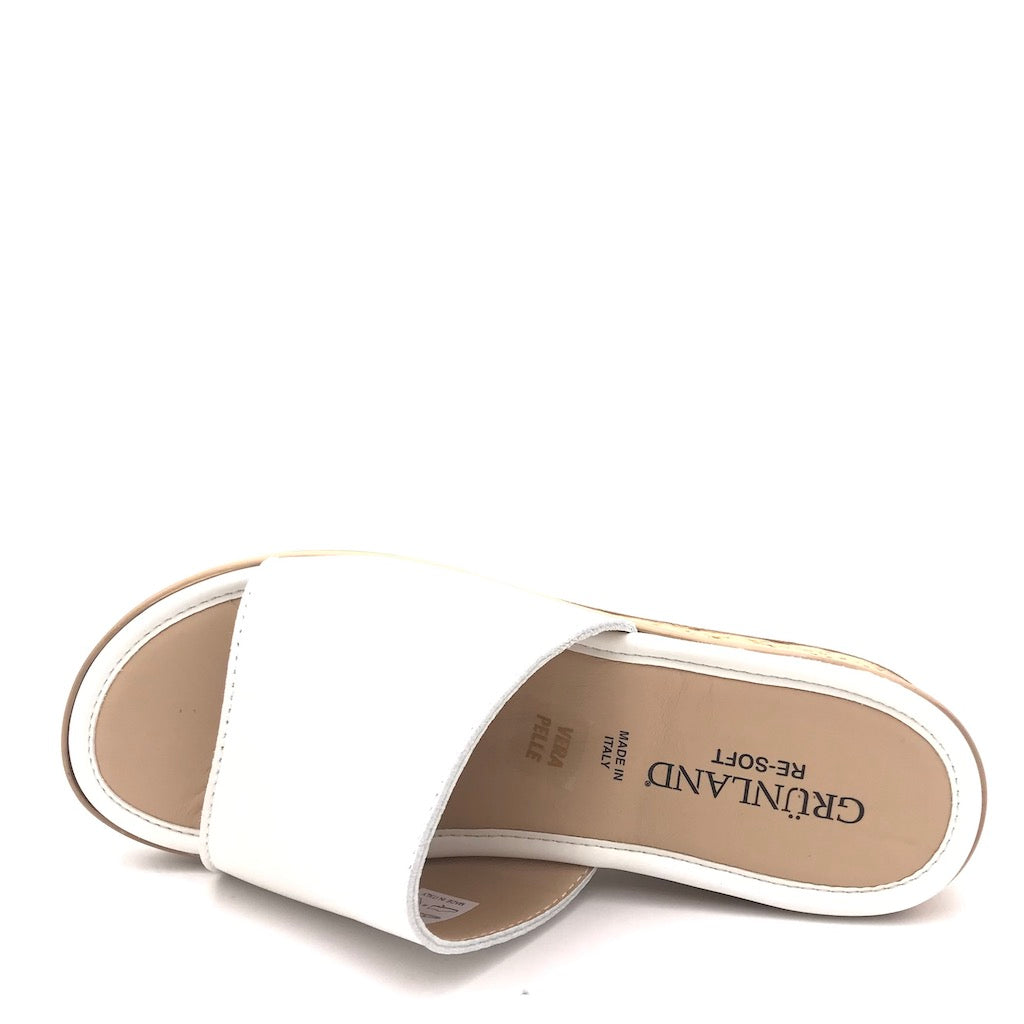 Zulian Calzature Ciabatta Pafo bianca Promozione