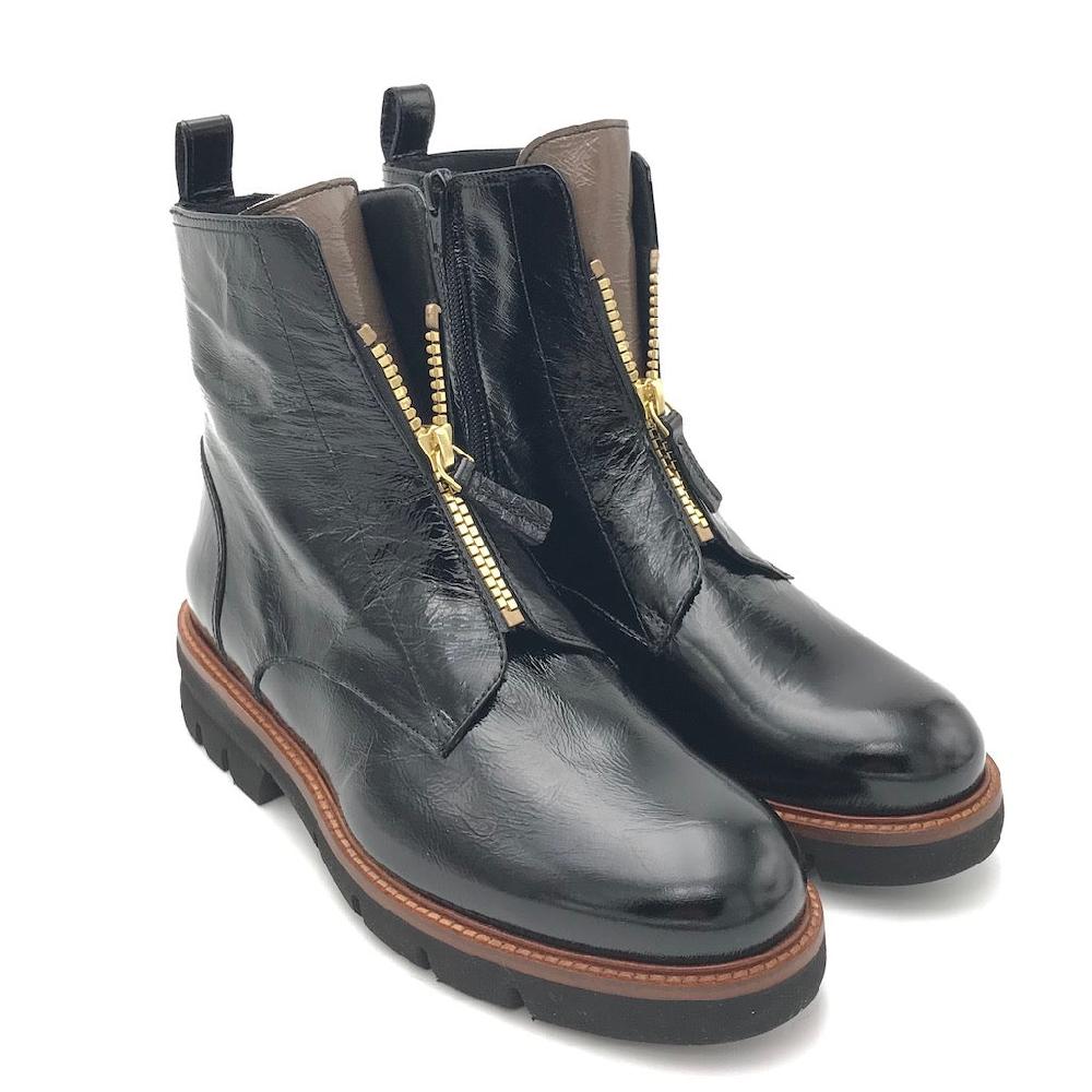Zulian Calzature Tronchetto naplak nero zip Soddisfazione Garantita