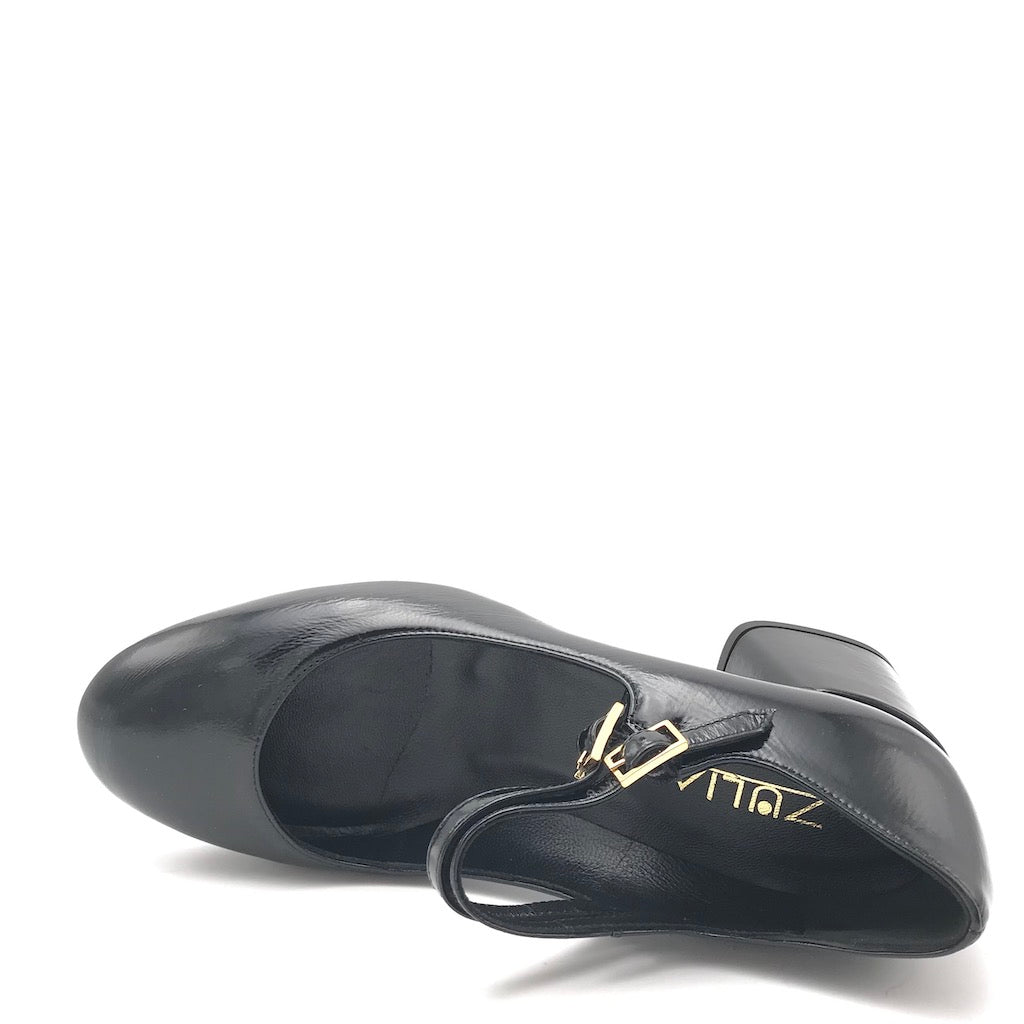 Zulian Calzature Scarpa Zar cinturino nera Qualità Garantita