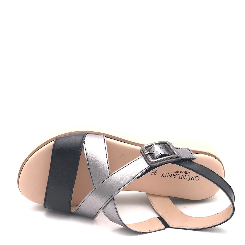 Zulian Calzature Sandalo Fasi nero-fucile Promozione Limitata