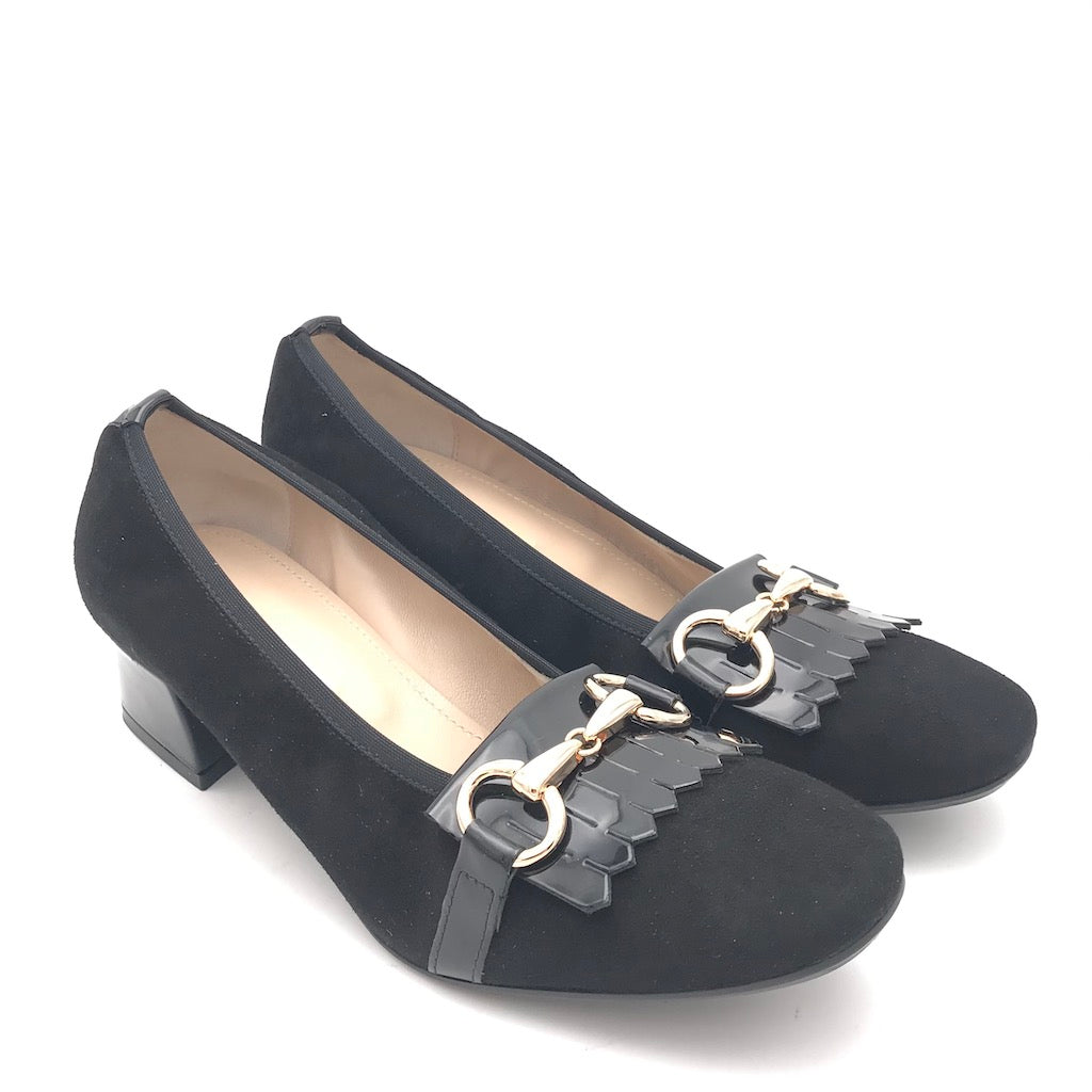 Zulian Calzature Scarpa in camoscio nero Prezzo Ridotto