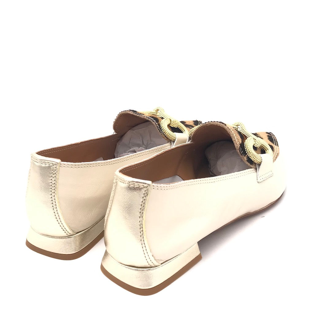 Zulian Calzature Mocassino macula leo crudo Presa