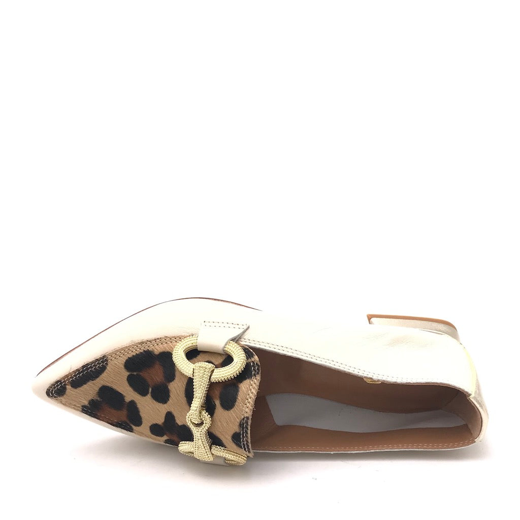 Zulian Calzature Mocassino macula leo crudo Presa