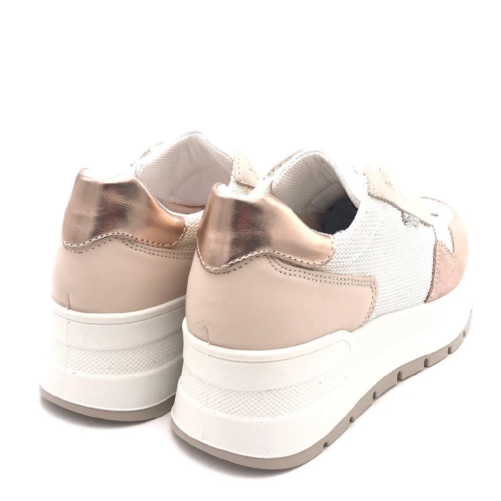 Zulian Calzature Sneakers Kola cipria-bianco Sconto