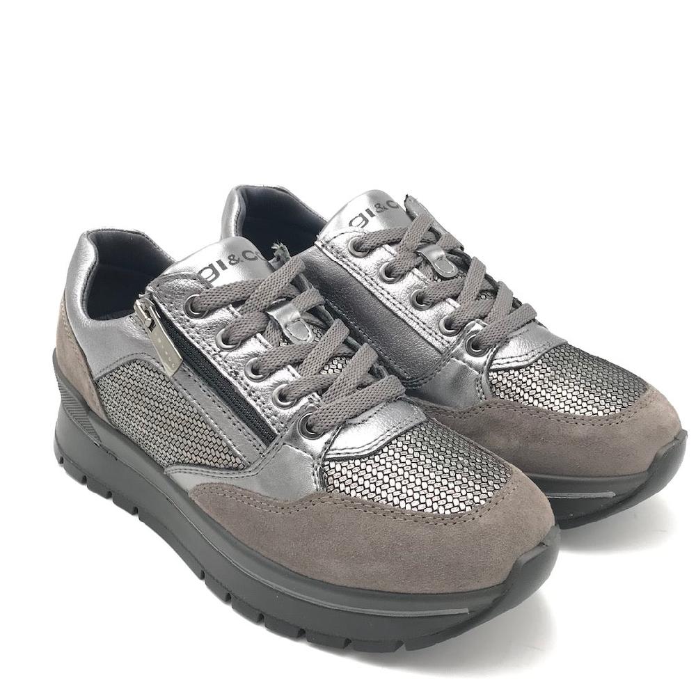 Zulian Calzature Sneakers Anika grigio scuro Offerta