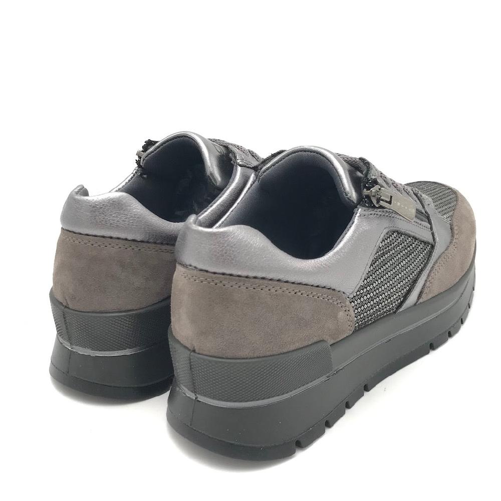 Zulian Calzature Sneakers Anika grigio scuro Offerta