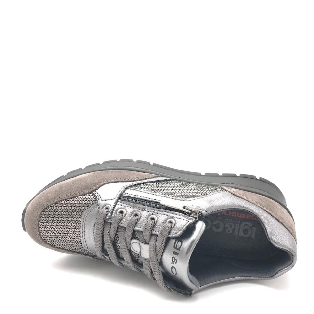 Zulian Calzature Sneakers Anika grigio scuro Offerta