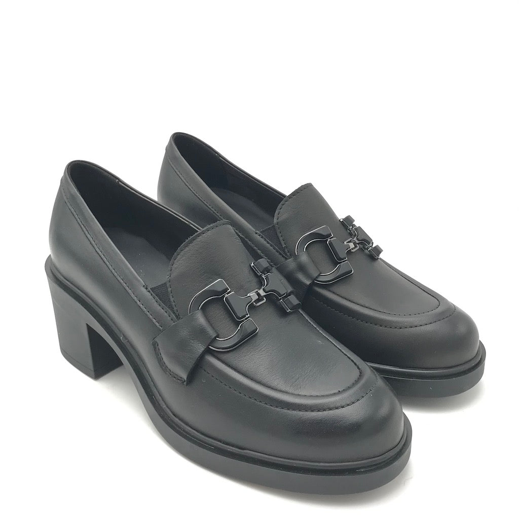 Zulian Calzature Mocassino in nappa nera In Saldo