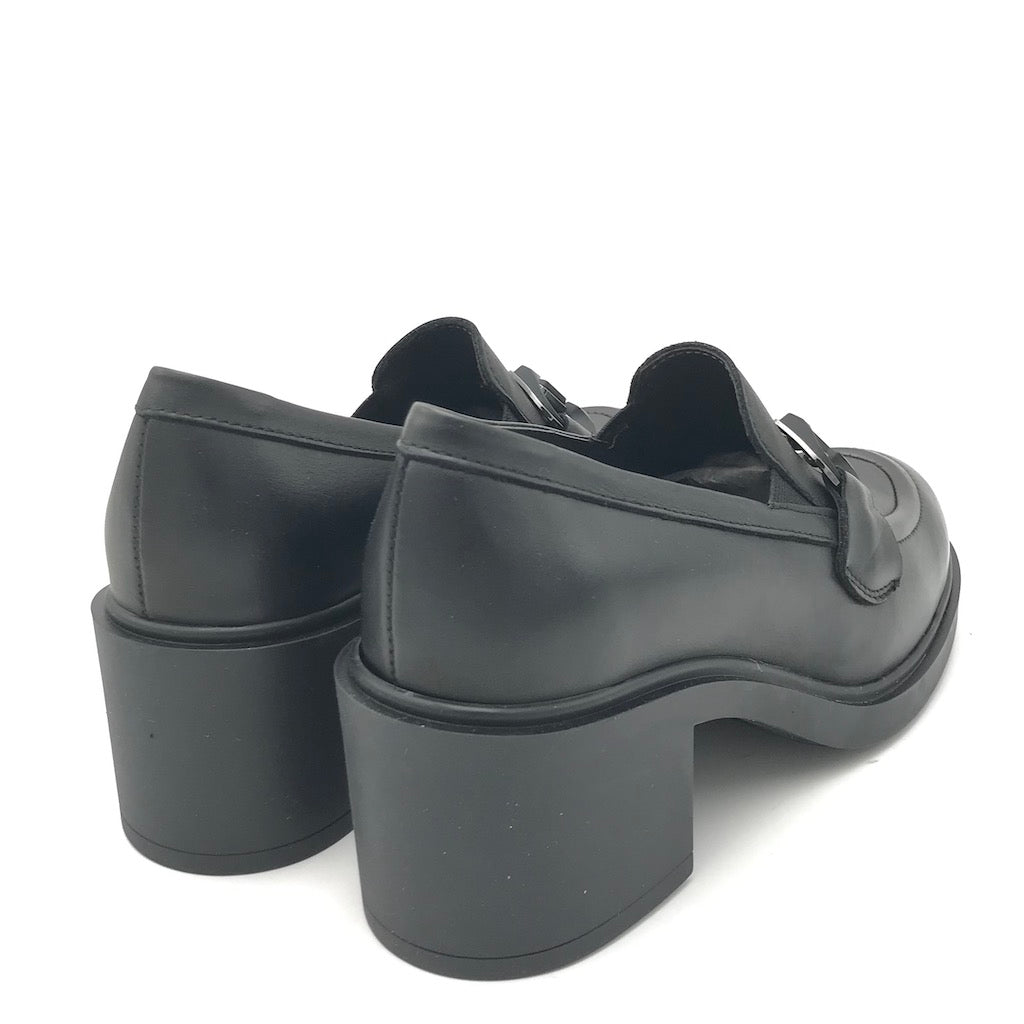 Zulian Calzature Mocassino in nappa nera In Saldo