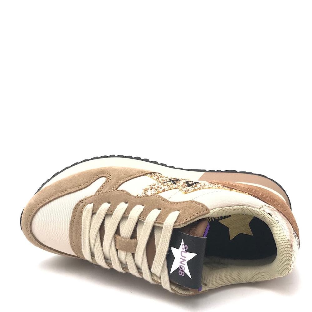 Zulian Calzature Sneakers Stargirl glitter logo Italia