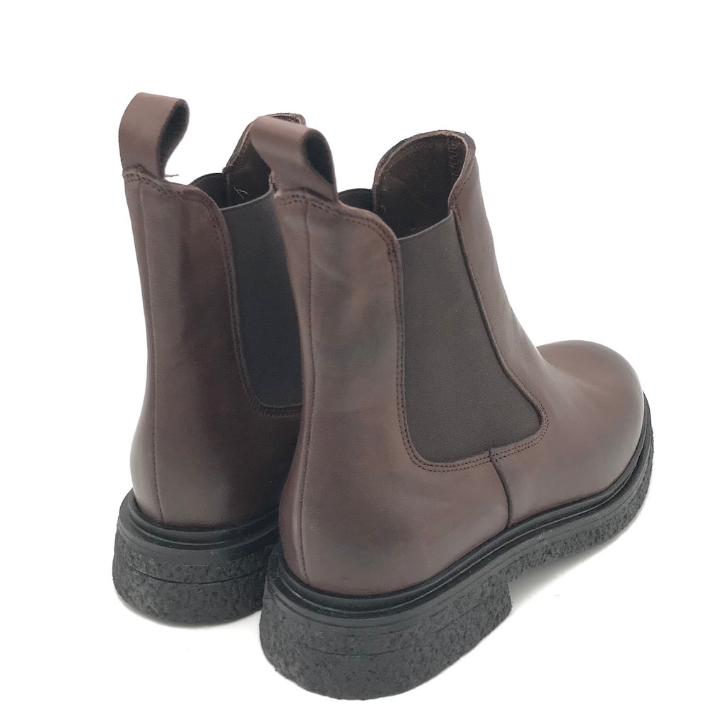 Zulian Calzature Beatles in pelle testa di moro 2025