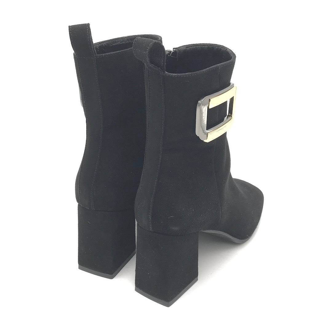 Zulian Calzature Tronchetto camoscio nero Fino Al -60%