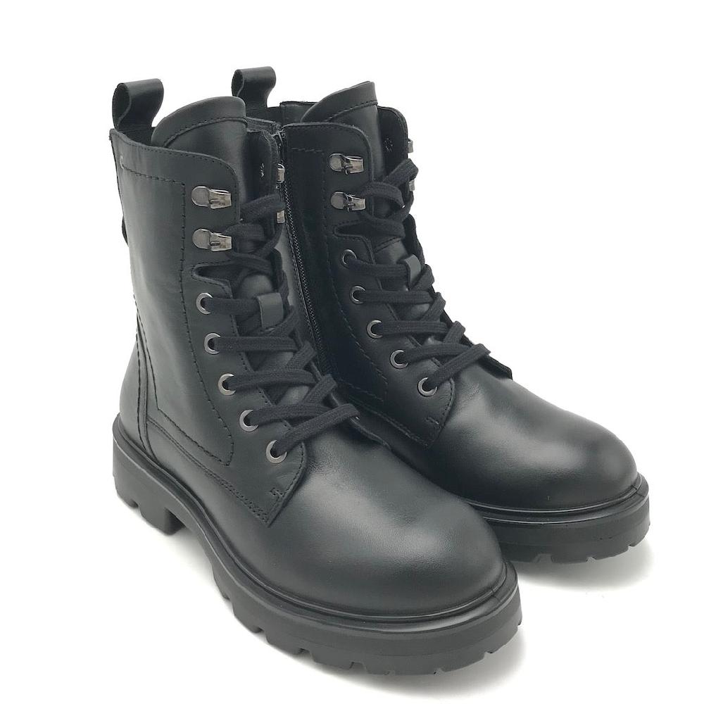 Zulian Calzature Anfibio Raka nero Saldi Di Fabbrica