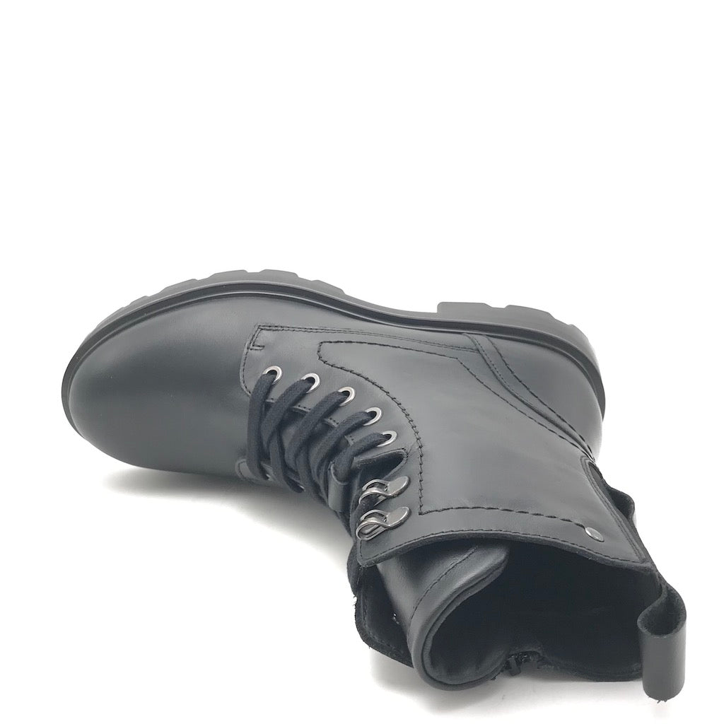 Zulian Calzature Anfibio Raka nero Saldi Di Fabbrica