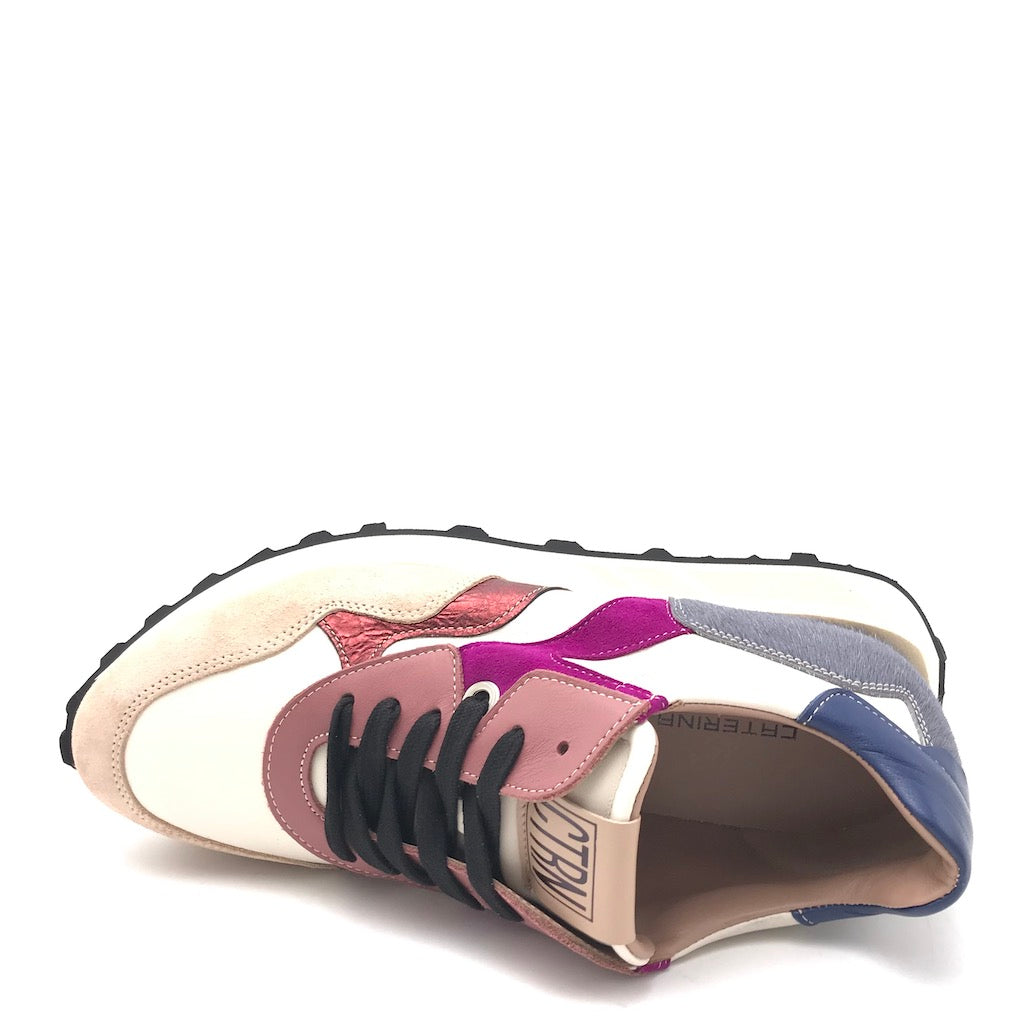 Zulian Calzature Sneakers running multicolor-off white I Più Venduti