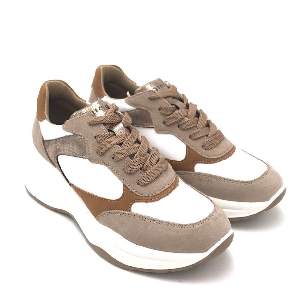 Zulian Calzature Sneakers Enola bianco-visone Novità