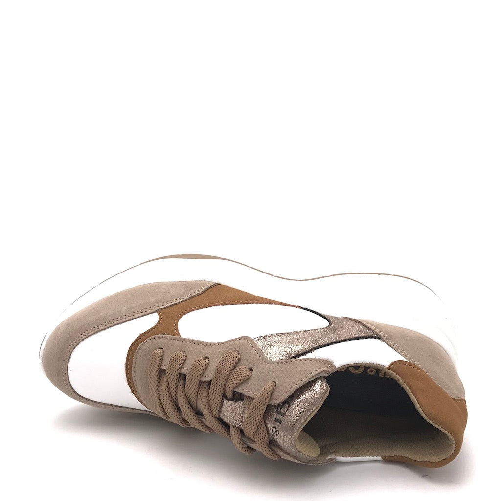Zulian Calzature Sneakers Enola bianco-visone Novità
