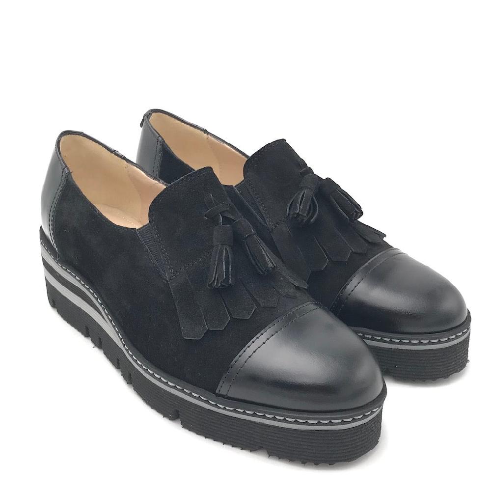Zulian Calzature Scarpa accollata nera Hotsell