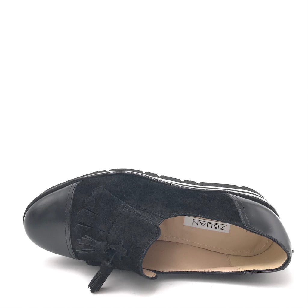 Zulian Calzature Scarpa accollata nera Hotsell