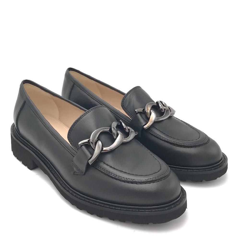 Zulian Calzature Mocassino Lina nero Vendita Calda