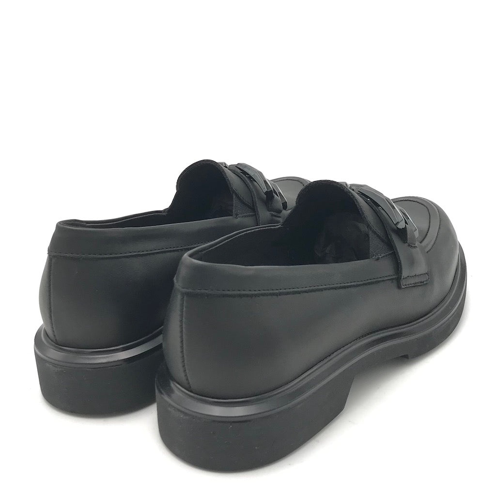 Zulian Calzature Mocassino in nappa nera In Saldo