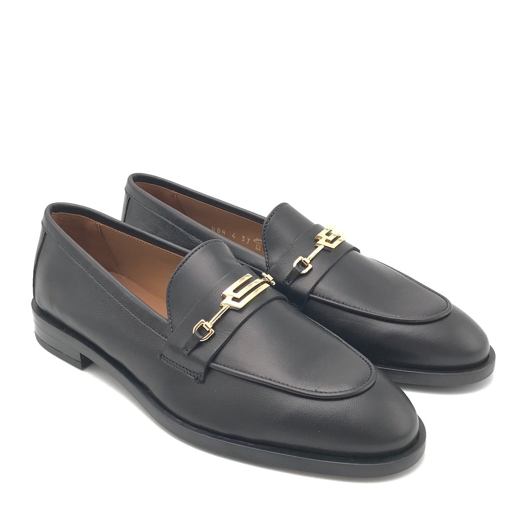 Zulian Calzature Mocassino in nappa nera Spedizione gratuita