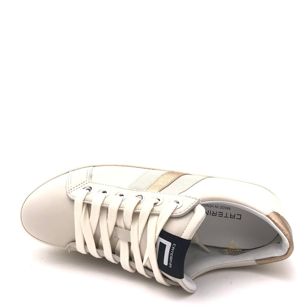 Zulian Calzature Sneakers in pelle beige Negozio online di fabbrica