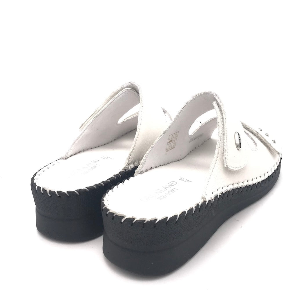 Zulian Calzature Ciabatta Baly bianca Offerta speciale