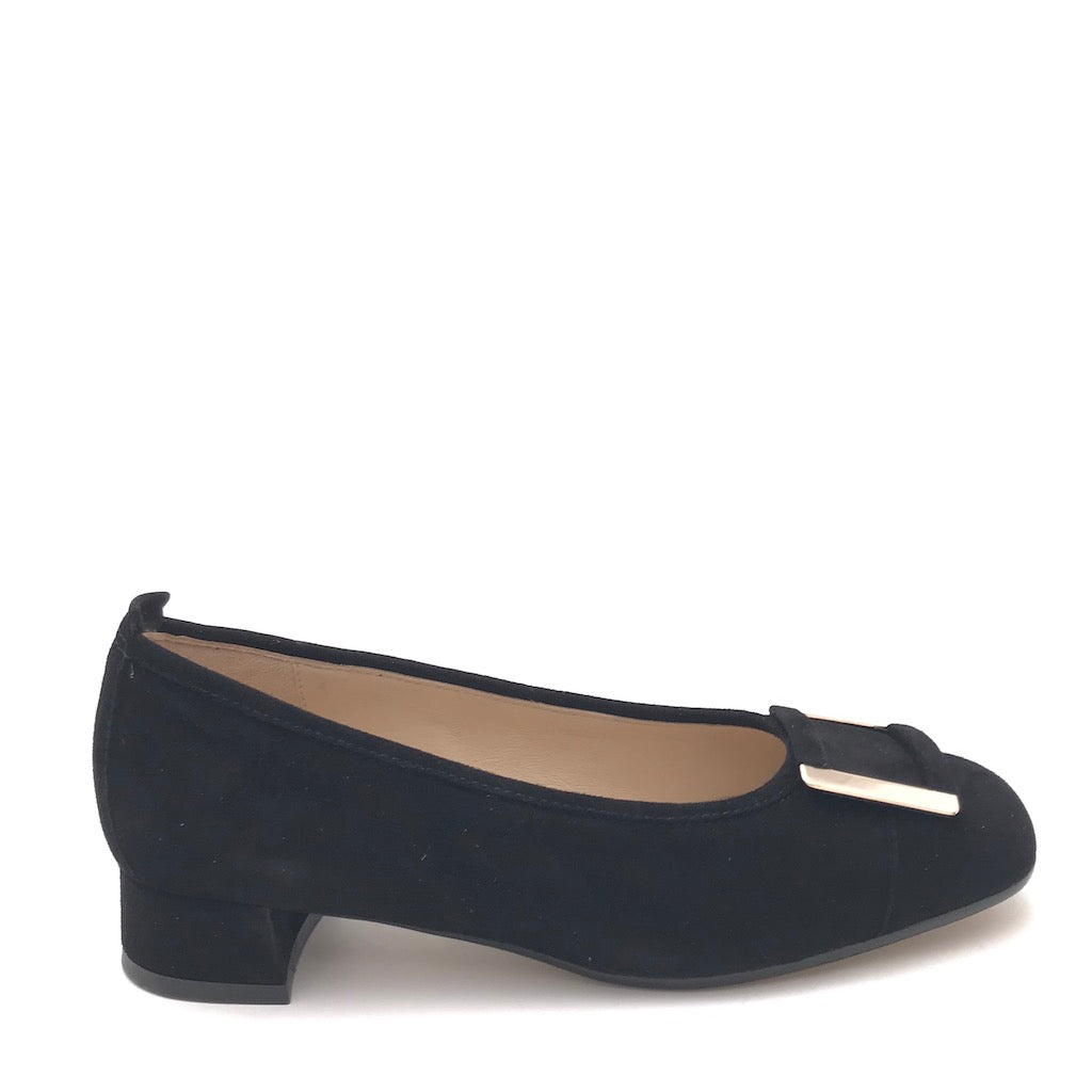 Zulian Calzature Ballerina in camoscio nero Grande vendita