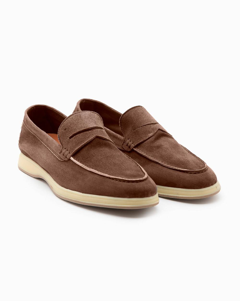 Andrea ventura Mocassino Aquariva 80 in suede caffè Soddisfazione Garantita