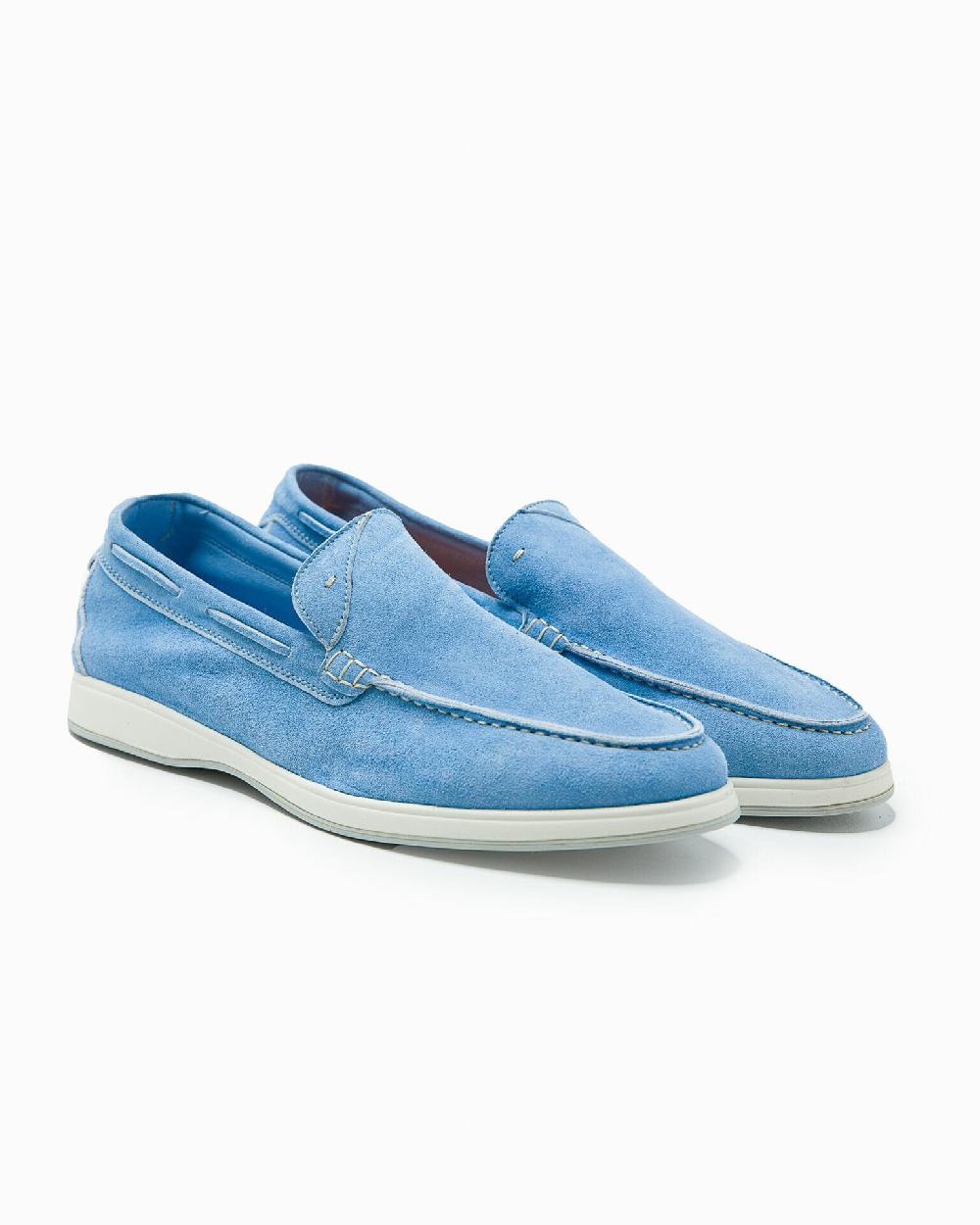 Andrea ventura MOCASSINO AQUARIVA ISEO IN SUEDE AZZURRO Acquista Ora