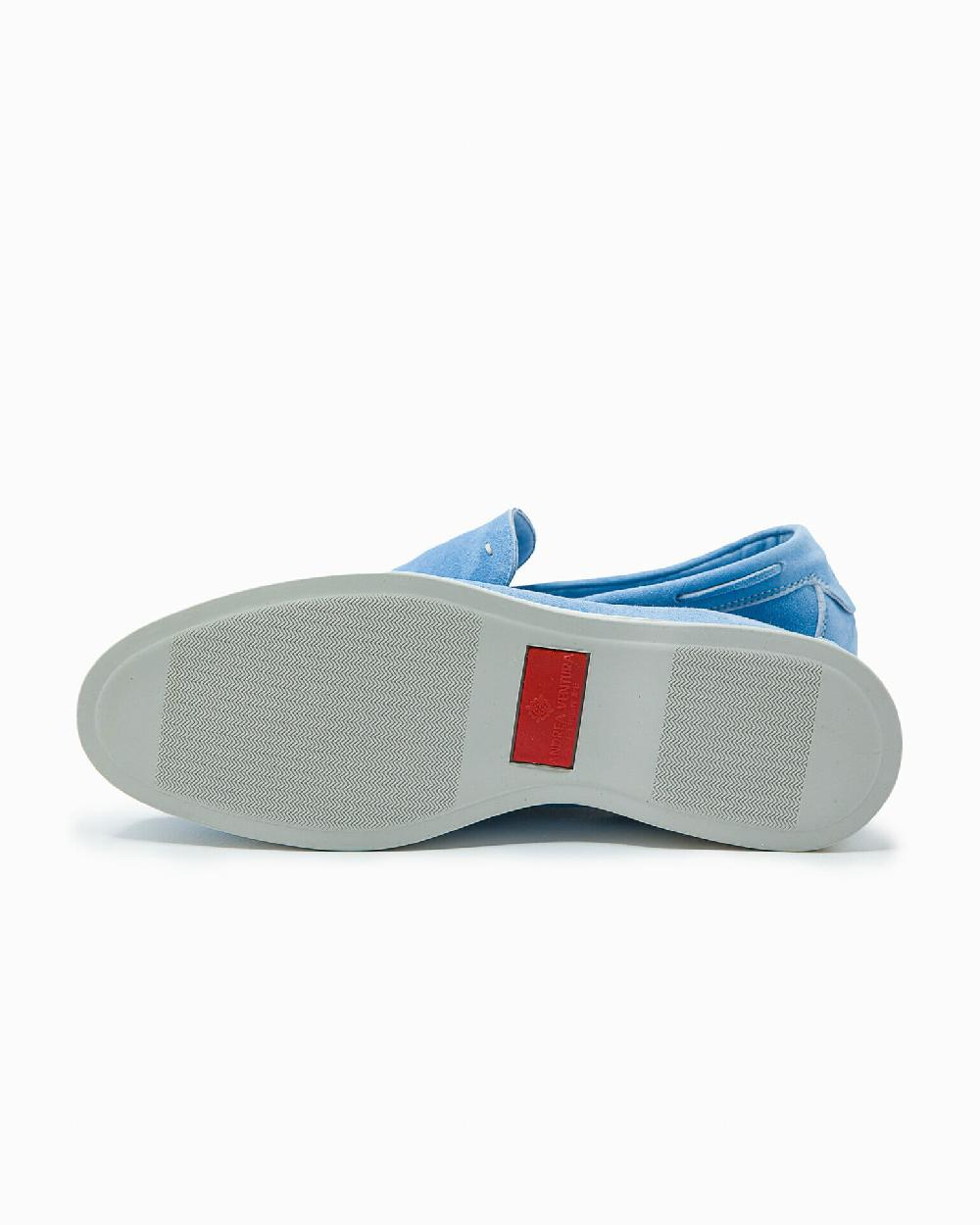Andrea ventura MOCASSINO AQUARIVA ISEO IN SUEDE AZZURRO Acquista Ora
