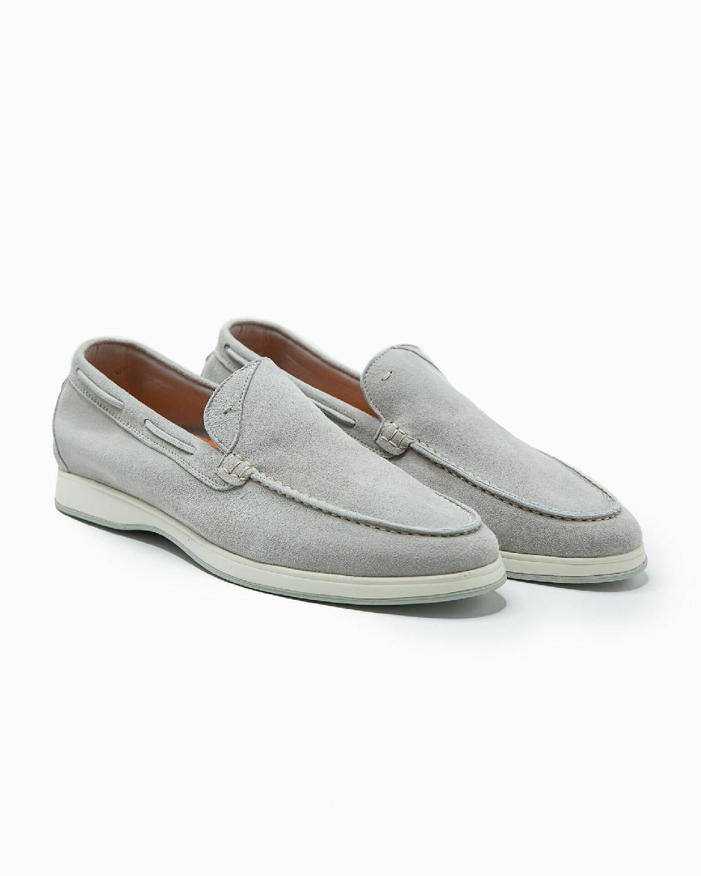 Andrea ventura MOCASSINO AQUARIVA ISEO IN SUEDE ELEFANTE Prezzo Ridotto