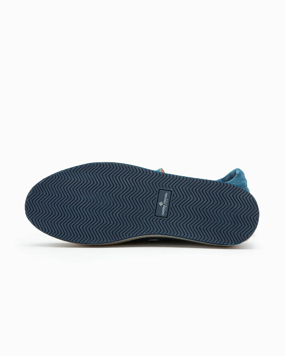 Andrea ventura Casual sneaker PF Ponza in suede bois blue Novità
