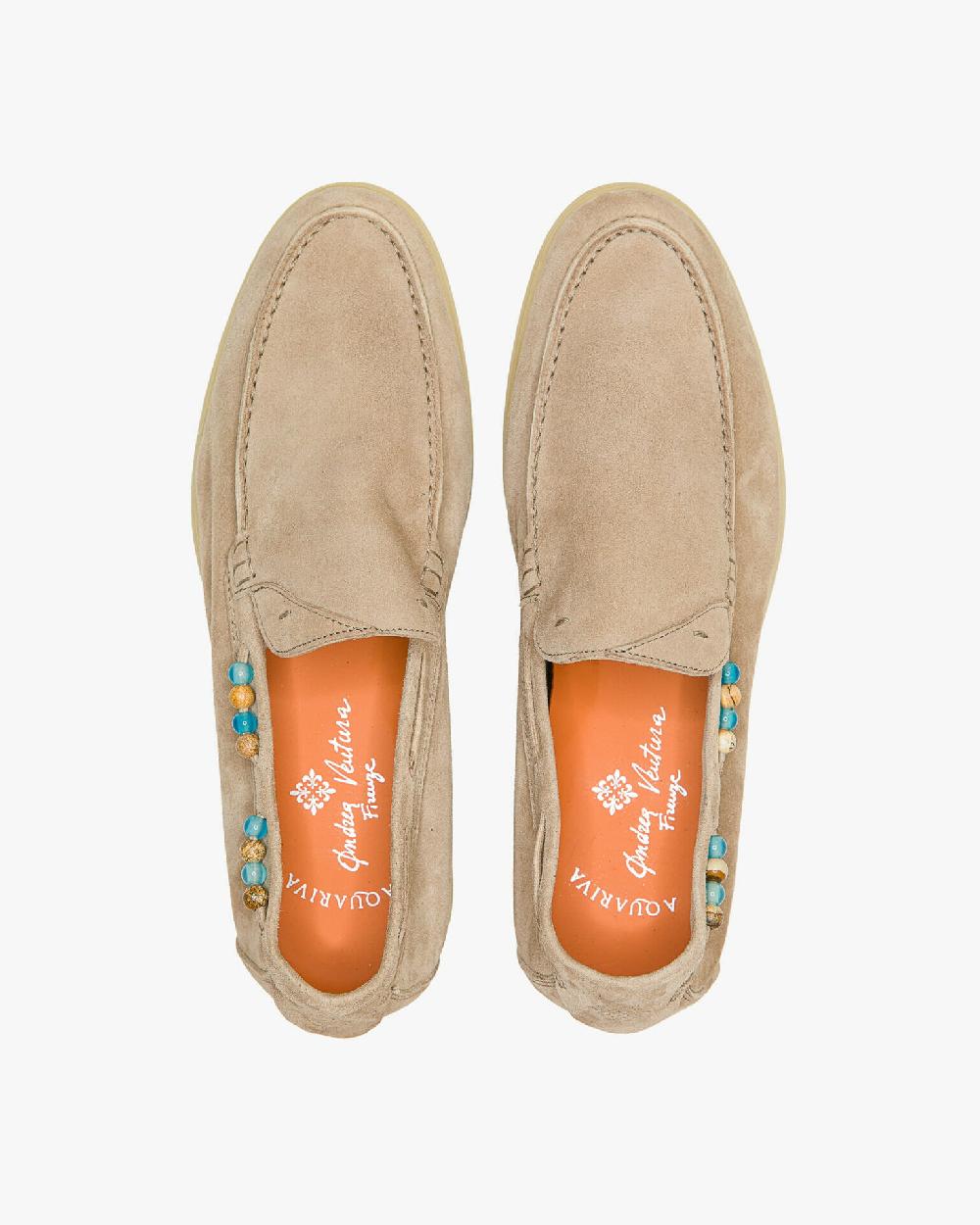 Andrea ventura MOCASSINO AQUARIVA PERLA2 IN SUEDE PARK AVENUE Presa