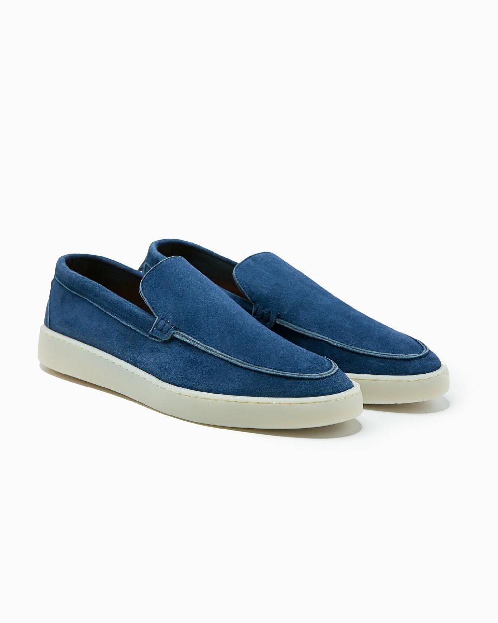 Andrea ventura MOCASSINO ST BARTH LS IN SUEDE BLUE NAVY Economico