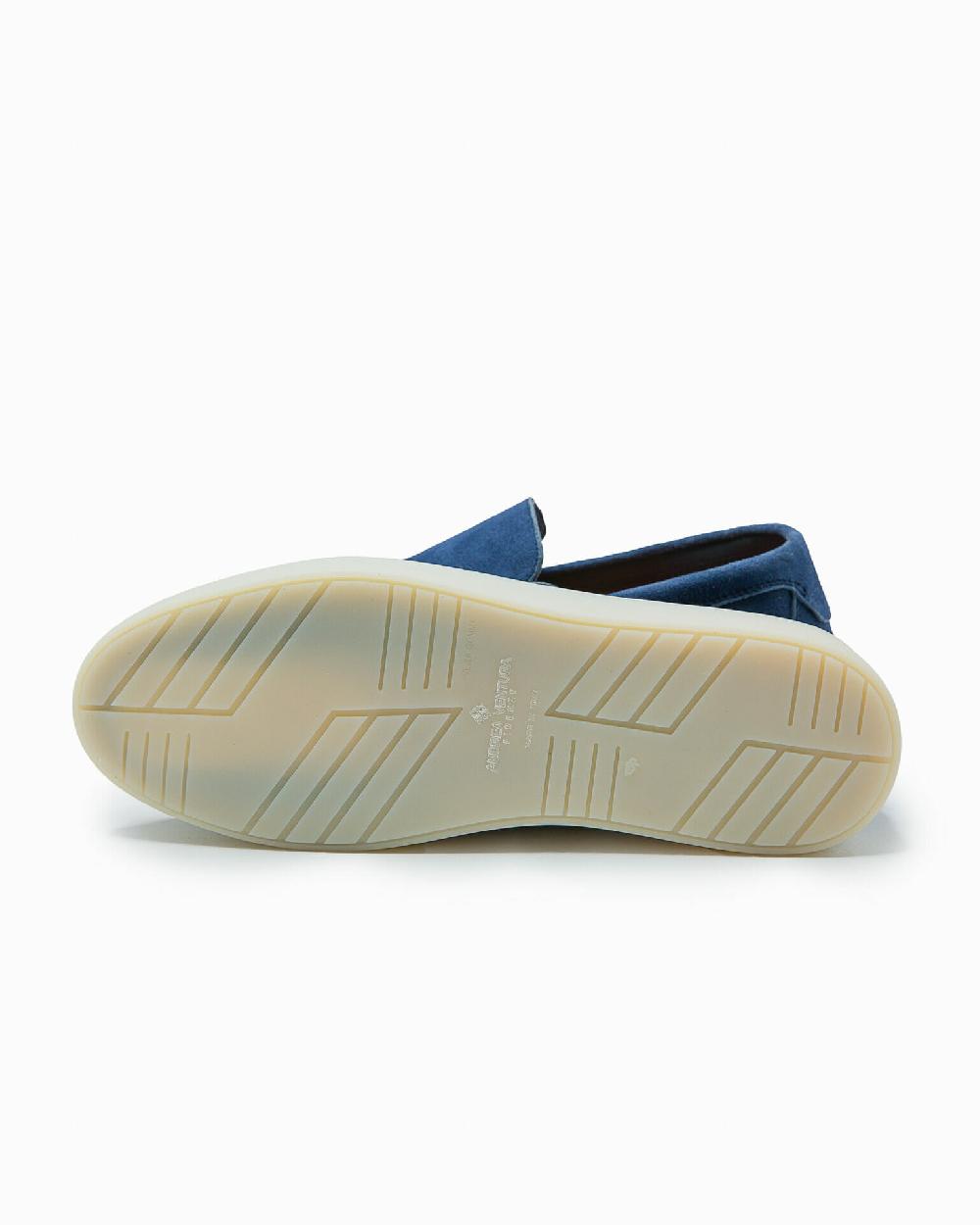 Andrea ventura MOCASSINO ST BARTH LS IN SUEDE BLUE NAVY Economico